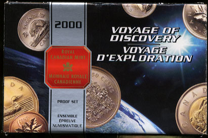 2000 Canadian Proof Set Voyage of Discovery