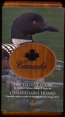 Canada The Elusive Loon $1 Limited Edition Stamp & Coin Set