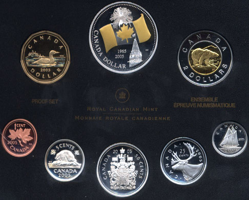2005 Canadian Double Dollar Proof Set