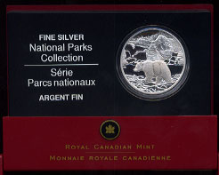 National Parks Series 2006 Nahanni Proof $20 Silver 1 oz.