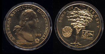 Encased 1972 Bronze Bicentennial Medal