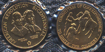 1973 Bronze  Bicentennial Medal