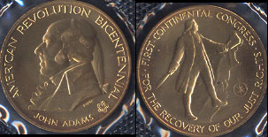 1974 Bronze Bicentennial Medal