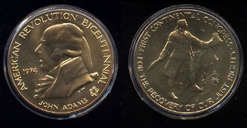 Encased 1974 Bronze Bicentennial Medal