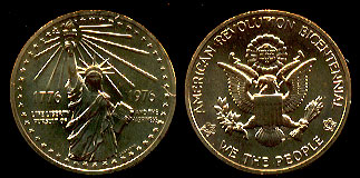 Official American Revolution Bicentennial Medal Bronze Version