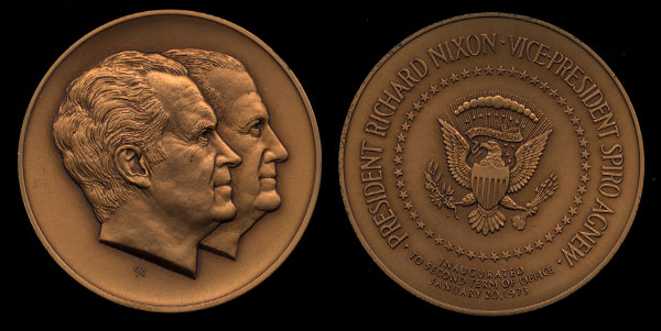 with 1957 Eisenhower-Nixon Carter Nine Inaugural Bronze Coins HST JFK FDR 