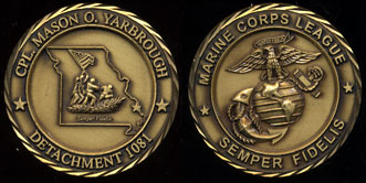 Marines Cpl. Mason Yarbrough Detachment 1081 Bronze Medal