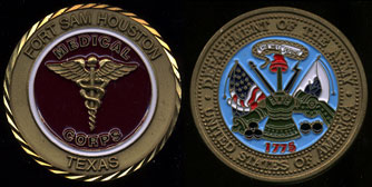 Fort Sam Houston Army Medical Corps Bronze Medal