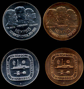 Memphis Sesqicentennial medal Set