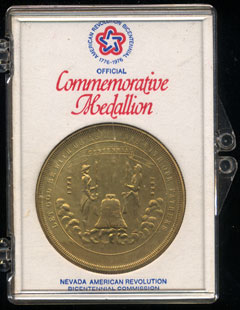 American Revolutin Bicentennial Medal Nevada