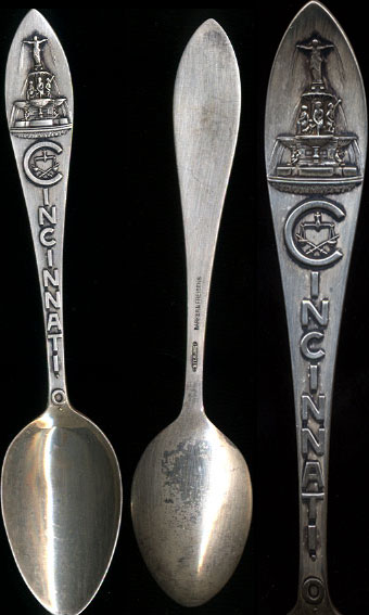 Cincinnati Ohio Sterling Silver Spoon (Maker: Barker & Freisens) 21.1 Grams