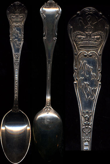 Mardi Gras Souviner Spoon A.B.Griswold & Co Sterling Silver 24.7 Grams