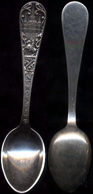 St. Louis Cathedral Jackson Monument New Orleans Sterling Silver Spoon 11.5 Grams