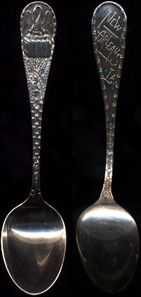 New Orleans LA Souviner Spoon Sterling Silver 11.2 Grams