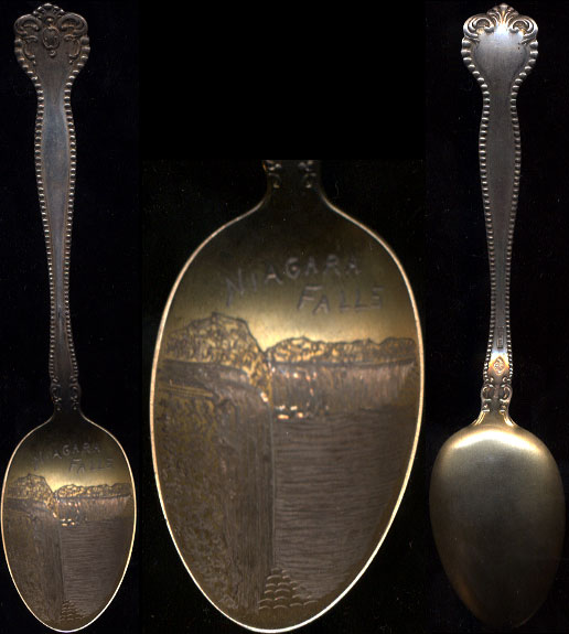 Sterling silver Niagara Falls souvenir spoon