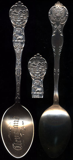 Cleveland Ohio Sterling Silver Souvenir Spoon