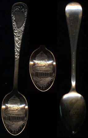 Grant's Tomb Sterling Silver Souvenir Spoon