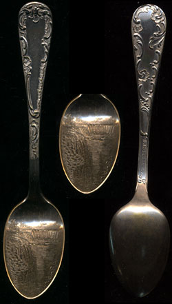 Niagra Falls Souvenir Spoon Sterling silver