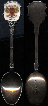 "Perth Enameled  Sterling Silver Spoon