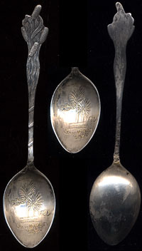 San Diego California Sterling silver Souvenir Spoon