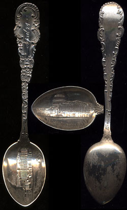 "Washington D.C." Souvenir Spoon Sterling silver