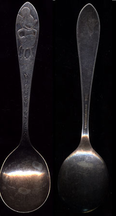 1930's Wm Rogers Mfg Co "Mickey Mouse" Collectors Spoon, not silver