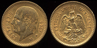 1906Ten Peso Original Issue