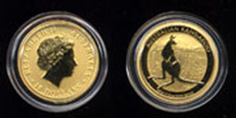 2014 1/10th oz Australia Golden Nugget Series Kangaroo Gold Coin