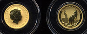 2016 1/10th oz Australia Golden Nugget Series Kangaroo Gold Coin