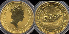 1987 'Golden Eagle' Nugget 1/4 oz