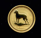 2006 Year of the Dog Gold Coin