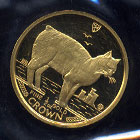 1988 1/2 oz. Manx  Cat gold coin