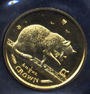 1999 1/2 oz. British Blue  Cat gold coin