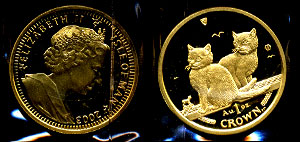 2003 Balinese Kittens One Ounce Gold Cat Coin