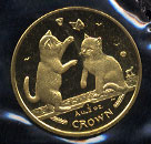 2004 1/2 oz. Tonkinnese Kittens gold coin