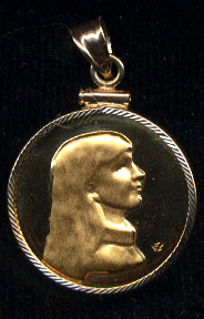 MACO Little girl Medal #3  DC Bezel