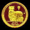 Gibraltar terrier Dog Gold Coin