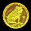 Gibraltar Bulldog Dog Gold Coin