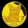 Gibraltar Corgi Dog Gold Coin