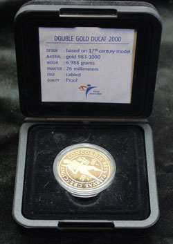 Proof 2000 Netherlands Double Gold Ducat