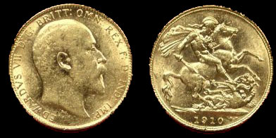 King Edward VII Gold Sovereign