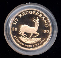 South Africa 2000 Proof 1/2 Krugerrand