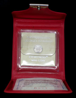 Platinum Journey to Russia Eyewitness Medal Franklin Mint, 1972