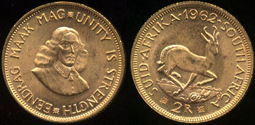 1962 South Africa 2 Rand