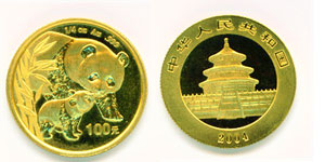 2004 China Gold Panda Coin