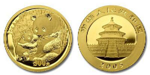 2005 China Panda Gold Coin