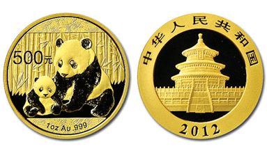 2012 China Gold Panda Coin