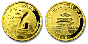 1993 China Gold Panda Coin