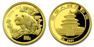 1997 China Gold Panda Coin