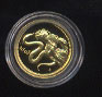 1989 Singapore Year of the Snake  Proof 1/20 Ounce Gold Coin